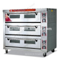 Guangzhou Commercial Edelstahl 1-Schicht 2-Fach Deck Backofen mit Dampf